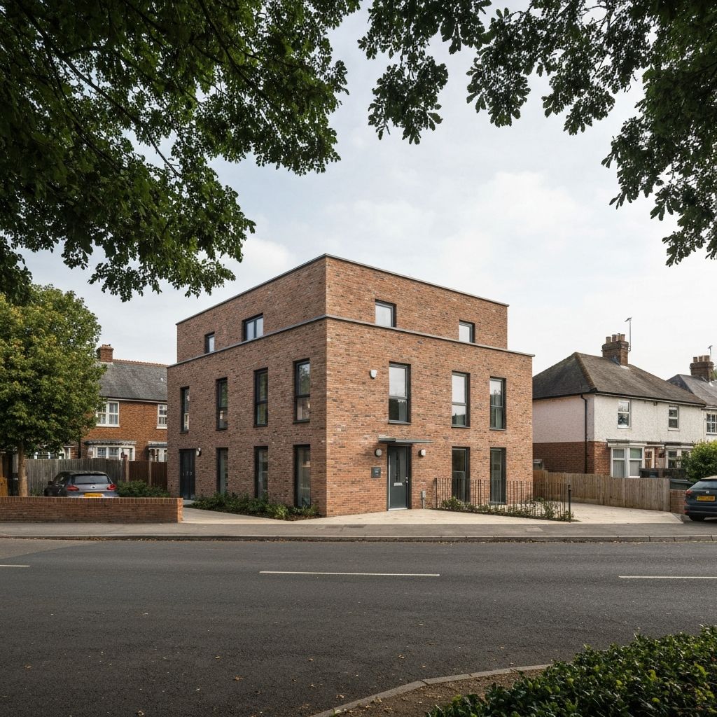 Small studio flat building - 2 storeys