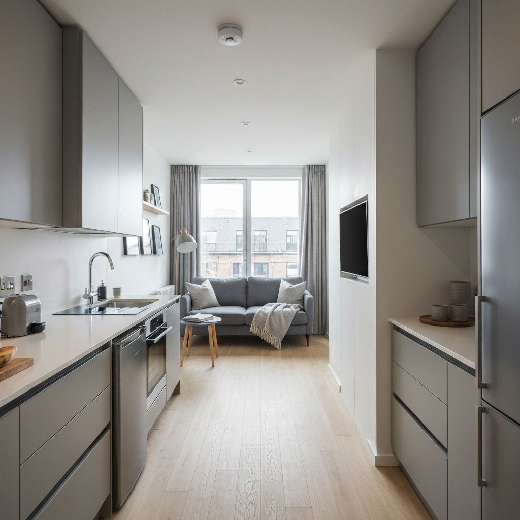 Modern container studio flat